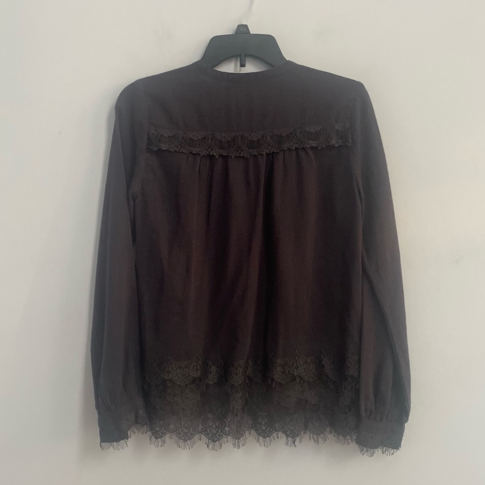 Calypso St. Barth slate gray long sleeve top - Picture 10 of 14